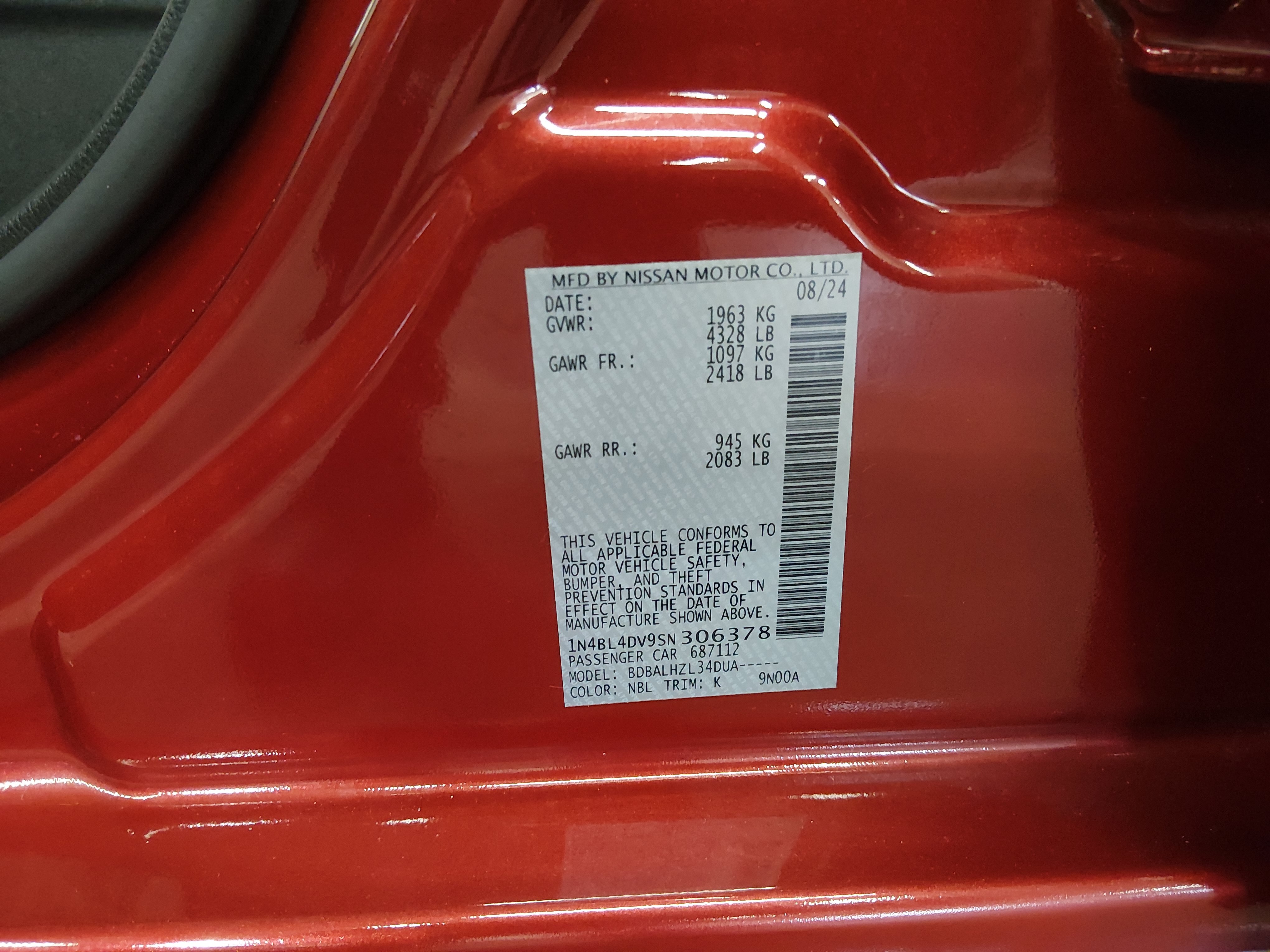2025 Nissan Altima SV - Photo 18