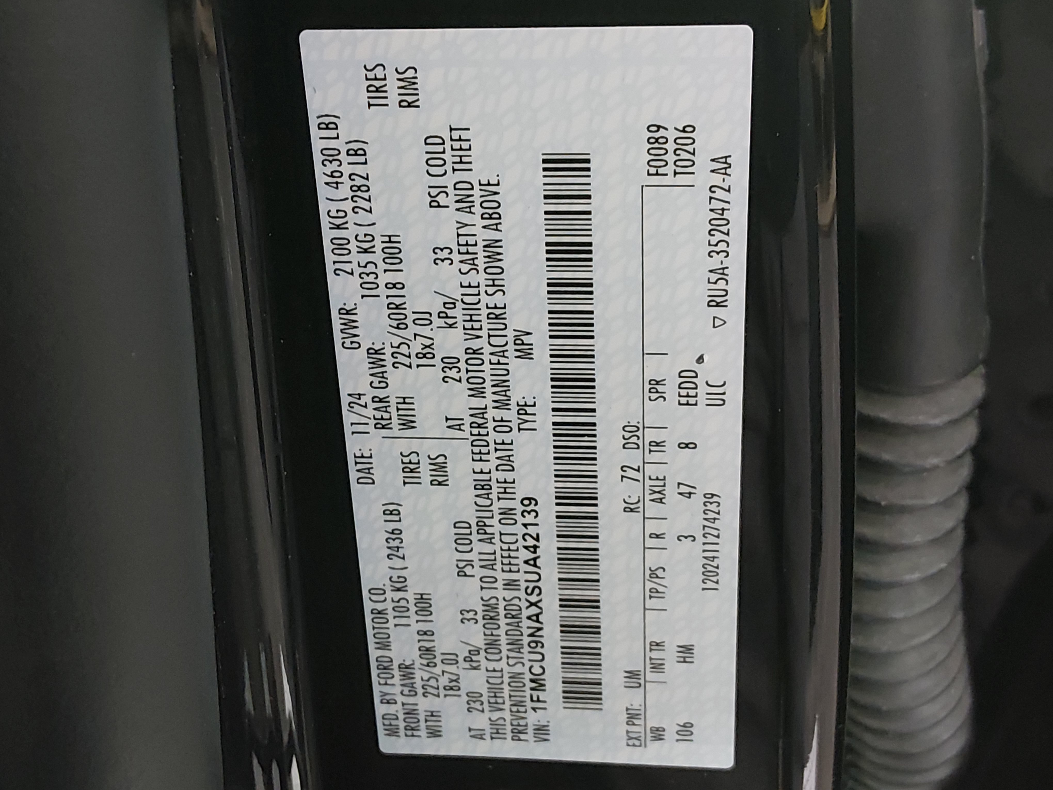 2025 Ford Escape ST-Line Select - Photo 20